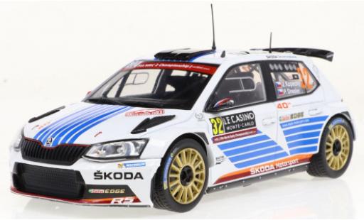Skoda Fabia 1/24 IXO R5 No.32 Rallye Monte Carlo 2017 modellino in miniatura