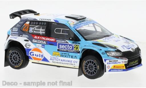 Skoda Fabia 1/43 IXO Rally2 EVO No.23 WRC Rallye Finnland 2022 modellino in miniatura