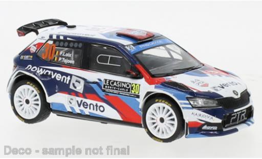 Skoda Fabia 1/43 IXO Rally2 EVO No.30 WRC Rally Monte Carlo 2022 modellino in miniatura
