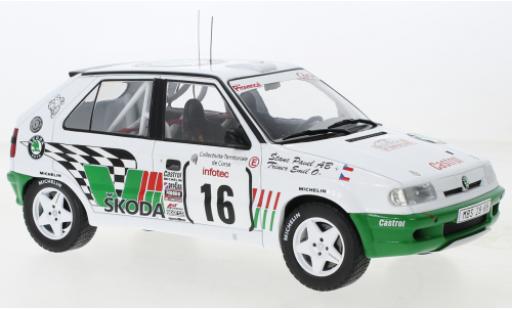 Skoda Felicia 1/18 IXO Kit Car No.16 Rallye WM Tour de Corse 1995 modellino in miniatura