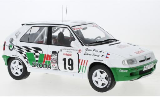 Skoda Felicia 1/18 IXO Kit Car No.19 Rallye WM Tour de Corse 1995 modellino in miniatura
