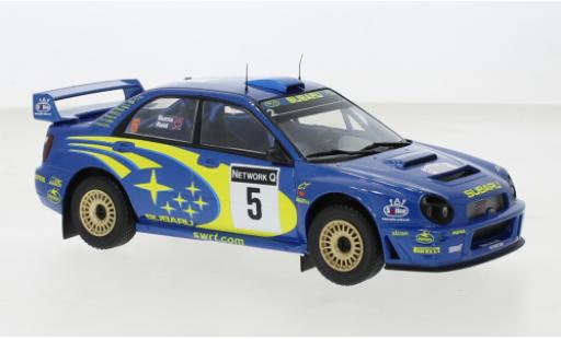 Subaru Impreza 1/24 IXO S7 No.5 WRC Rally of Great Britain 2001 modellino in miniatura