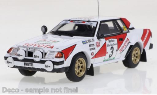 Toyota Celica 1/43 IXO 2000GT No.3 Rallye Cote d Ivoire 1982 modellino in miniatura