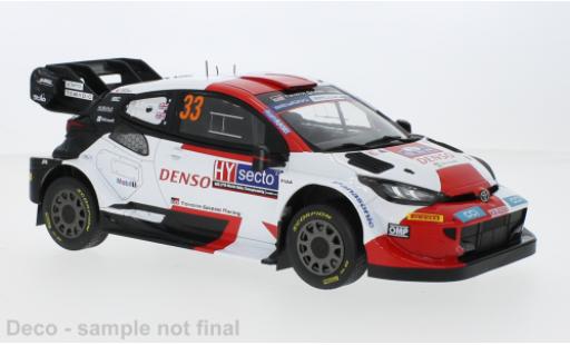 Toyota Yaris 1/18 IXO GR Rally1 hybride No.33 Rallye WM Rally Finland 2023 modellino in miniatura