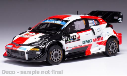Toyota Yaris 1/43 IXO GR Rally1 No.1 WRC Safari Rally 2022 modellino in miniatura
