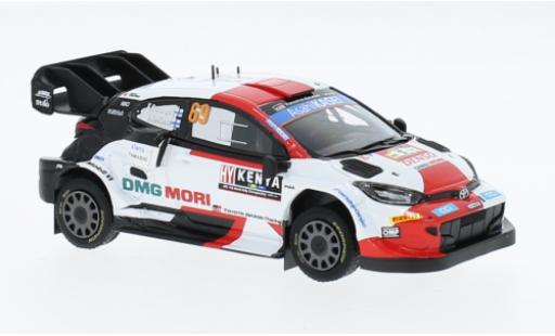 Toyota Yaris 1/43 IXO GR Rally1 No.69 Rallye WM Safari Rally 2022 modellino in miniatura