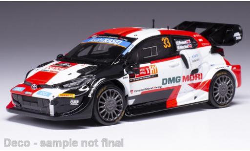 Toyota Yaris 1/43 IXO Rally 1 No.33 WRC Rally Ypern 2022 modellino in miniatura