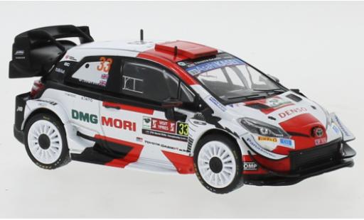 Toyota Yaris 1/43 IXO WRC No.33 Rallye WM Rally Ypres 2021 modellino in miniatura