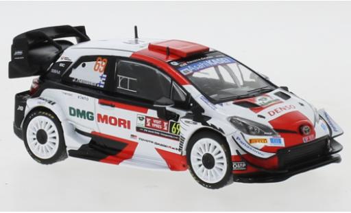 Toyota Yaris 1/43 IXO WRC No.69 Rallye WM Rally Ypres 2021 modellino in miniatura