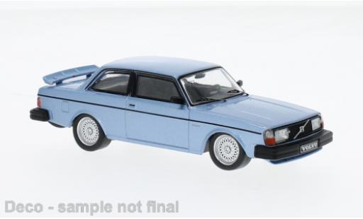 Volvo 240 1/43 IXO Turbo Douane metallise blu clair 1980 modellino in miniatura