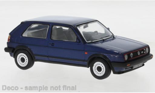 Volkswagen Golf 1/43 IXO GTI (MKII) metallise blu 1984 modellino in miniatura