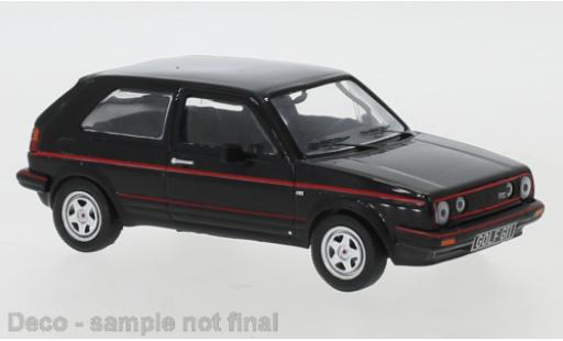 Volkswagen Golf 1/43 IXO II GTI metallise nero/rosso 1984 modellino in miniatura