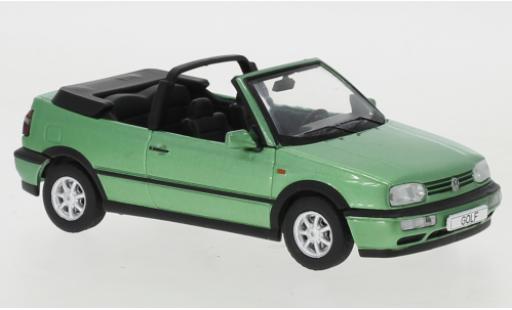 Volkswagen Golf 1/43 IXO III cabriolet metallise verde 1993 modellino in miniatura