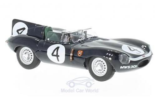 Jaguar D-Type 1/43 IXO RHD No.4 24h Le Mans 1956 N.Sanderson/R.Flockhart modellino in miniatura