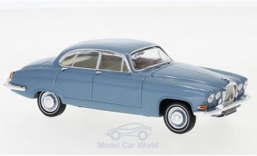 Jaguar MK 1/43 IXO X metallico blu RHD 1961 modellino in miniatura