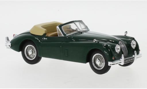 Jaguar XK 1/43 IXO 140 DHC verde RHD 1956 modellino in miniatura