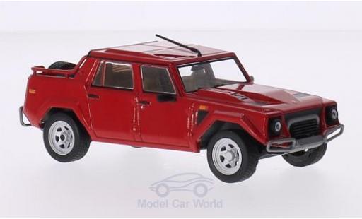 Lamborghini LM 1/43 IXO 002 rosso 1986 modellino in miniatura