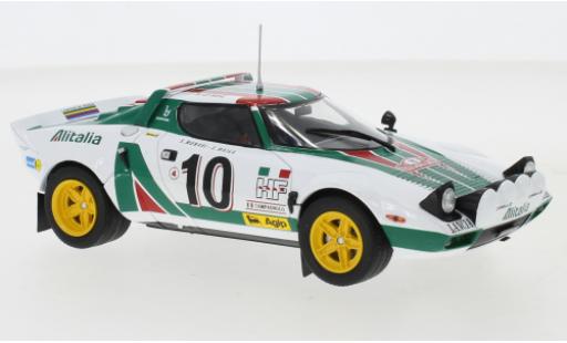 Lancia Stratos 1/24 IXO HF No.10 Rallye Monte-Carlo 1976 S.Munari/S.Maiga modellino in miniatura