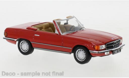 Mercedes 280 1/43 IXO SL (R107) rosso 1979 modellino in miniatura