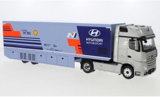 Mercedes Actros 1/43 IXO MP4 Hyundai Motorsport 2019 WRC Transport modellino in miniatura