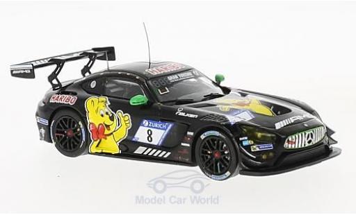 Mercedes AMG GT 1/43 IXO 3 No.8 Haribo 24h Nürburgring 2017 R.van der Zande/M.Götz/L.D.Arnold/U.Alzen modellino in miniatura