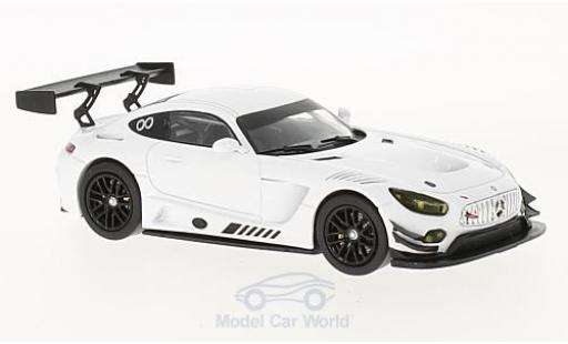 Mercedes AMG GT 1/43 IXO 3 bianco 2017 Race Version modellino in miniatura