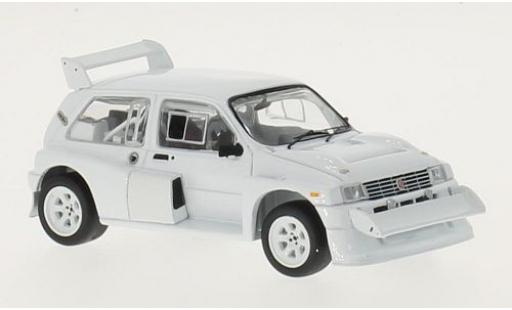 MG Metro 1/43 IXO 6R4 bianco RHD 1985 Plain Body Version y compris les 4 Ersatzräder modellino in miniatura
