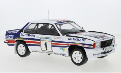 Opel Ascona 1/18 IXO B 400 No.1 Rally Acropolis 1982 W.Röhrl/C.Geistdörfer modellino in miniatura
