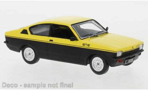 Opel Kadett 1/43 IXO C Coupe GT/E giallo/nero 1976 modellino in miniatura