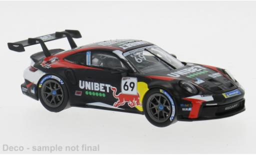 Porsche 992 GT3 1/43 IXO 911 Cup  Cup Zolder 2024 #69 1:43 modellino in miniatura