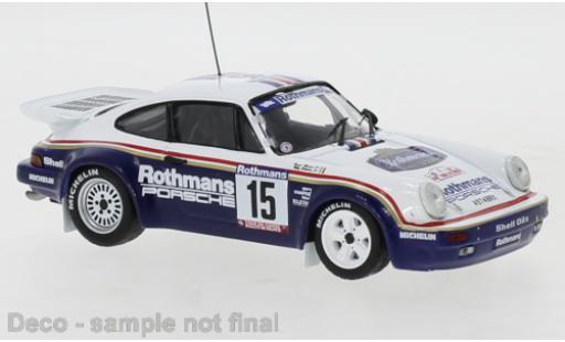 Porsche 930 1/43 IXO 911 SC/RS No.15 Rallye Tour de Corse 1985 B.Coleman/R.Morgan modellino in miniatura