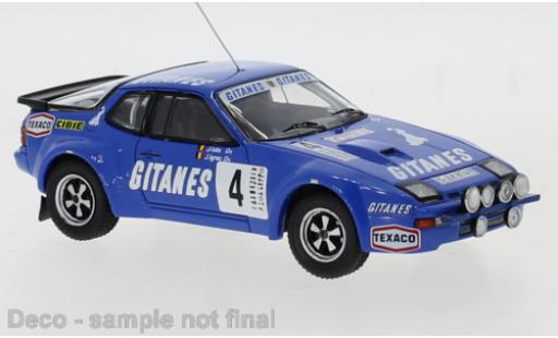 Porsche 924 1/43 IXO Carrera GTS No.4 Gitanes Boucles de Spa 1982 J.Ickx/J.Igrec modellino in miniatura