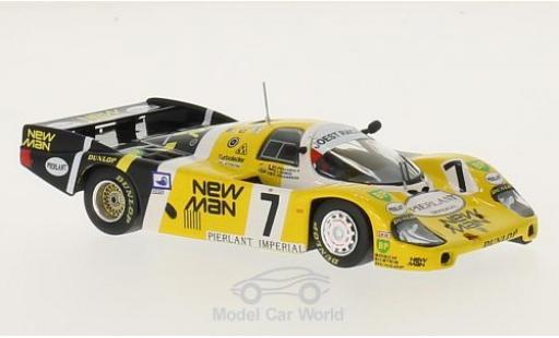 Porsche 956 1984 1/43 IXO B No.7 New Man 24h Le Mans 1984 K.Ludwig/H.Pescarolo/S.Johansson modellino in miniatura