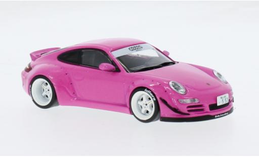 Porsche 997 RWB 1/43 IXO rosa 1:43 modellino in miniatura