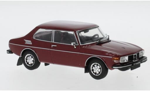 Saab 99 1/43 IXO EMS metallico rosso 1972 modellino in miniatura