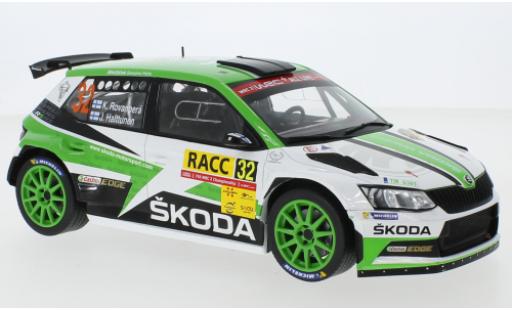 Skoda Fabia 1/18 IXO R5 No.32 Rallye WM Rallye Catalunya 2018 K.Rovanperä/J.Halttunen modellino in miniatura