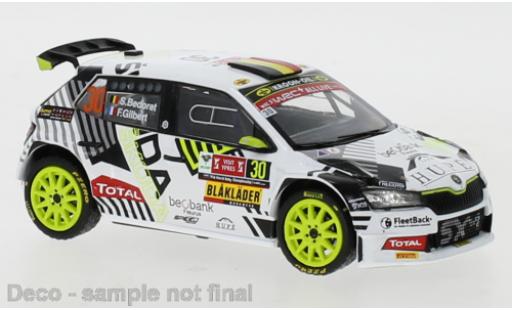Skoda Fabia 1/43 IXO Rally 2 EVO No.30 Belgium Rally Ypres 2021 S.Bedoret/F.Gilbert modellino in miniatura