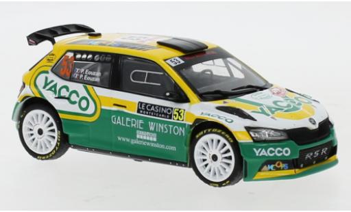 Skoda Fabia 1/43 IXO Rally 2 EVO No.53 Rally Monte Carlo 2021 P.Eouzan/P.Eouzan modellino in miniatura