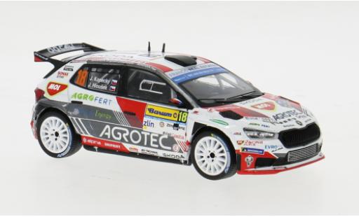 Skoda Fabia 1/43 IXO Rally2 No.18 Barum Rally 2023 1:43 modellino in miniatura
