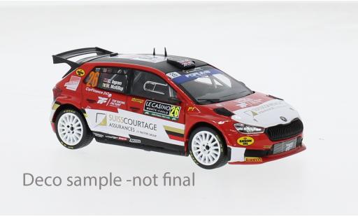 Skoda Fabia 1/43 IXO Rally2 No.26 WRC Rallye Monte Carlo 2024 1:43 modellino in miniatura