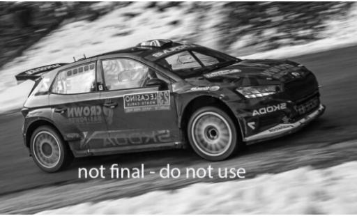 Skoda Fabia 1/43 IXO RS Rally2 WRC Rally Monte Carlo 2025 #23 1:43 modellino in miniatura