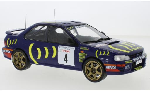 Subaru Impreza 1/18 IXO 555 No.4 Rallye WM Tour de Corse 1995 C.McRae/D.Ringer modellino in miniatura