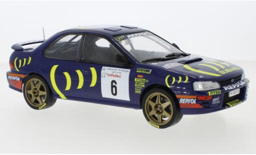 Subaru Impreza 1/18 IXO 555 No.6 Tour de Corse 1995 P.Liatti/A.Alessandrini modellino in miniatura
