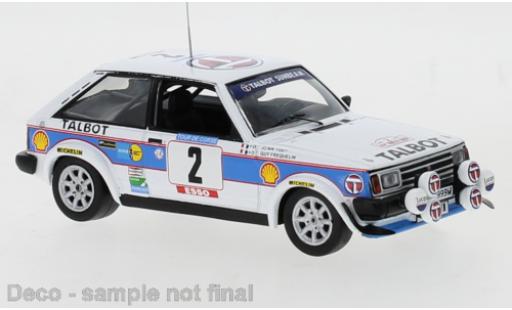 Talbot Sunbeam 1/43 IXO Lotus No.2 Sport Tour de Corse 1981 G.Frequelin/J.Todt modellino in miniatura