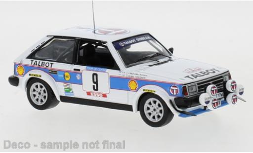 Talbot Sunbeam 1/43 IXO Lotus No.9 Sport Tour de Corse 1981 H.Toivonen/F.Gallagher modellino in miniatura