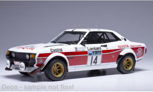 Toyota Celica 1/18 IXO 2000 GT (RA21) No.14 RAC Rally 1977 1:18 modellino in miniatura