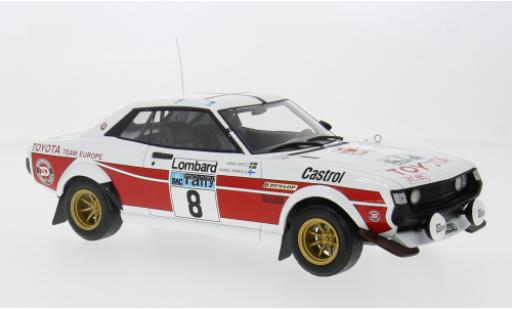 Toyota Celica 1/18 IXO 2000 GT (RA21) No.8 RAC Rally 1977 1:18 modellino in miniatura