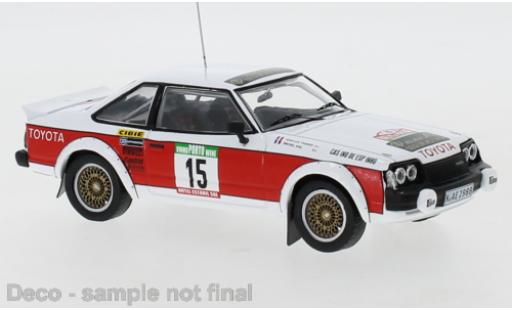 Toyota Celica 1/43 IXO 2000 GT (RA40) No.15 Team Europe Rallye WM Rallye Portugal 1980 J-L.Therier/M.Vial modellino in miniatura
