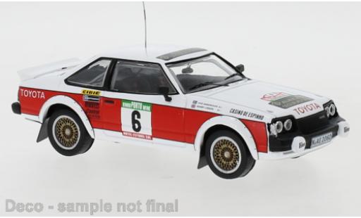 Toyota Celica 1/43 IXO 2000 GT (RA40) No.6 Team Europe Rallye Portugal 1980 O.Andersson/H.Liddon modellino in miniatura