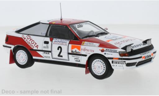 Toyota Celica 1/24 IXO GT-Four No.2 Rallye Acropolis 1990 C.Sainz/L.Moya modellino in miniatura